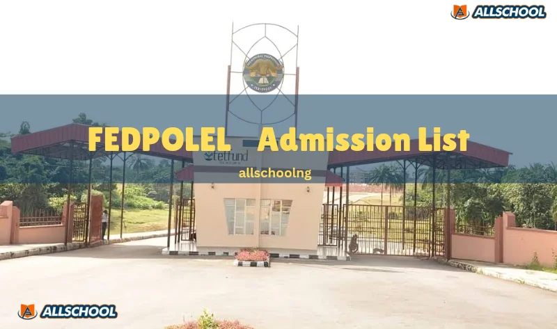 Federal Poly Ile-Oluji Admission List 2024/2025 is Out [UPDATED]